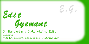 edit gyemant business card